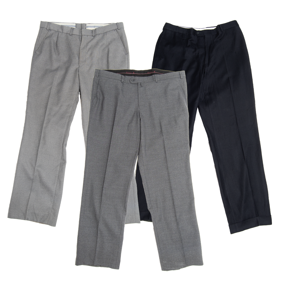mens vintage dress pants MEN'S DRESS SUIT TROUSERS KILO PACK 20 kg