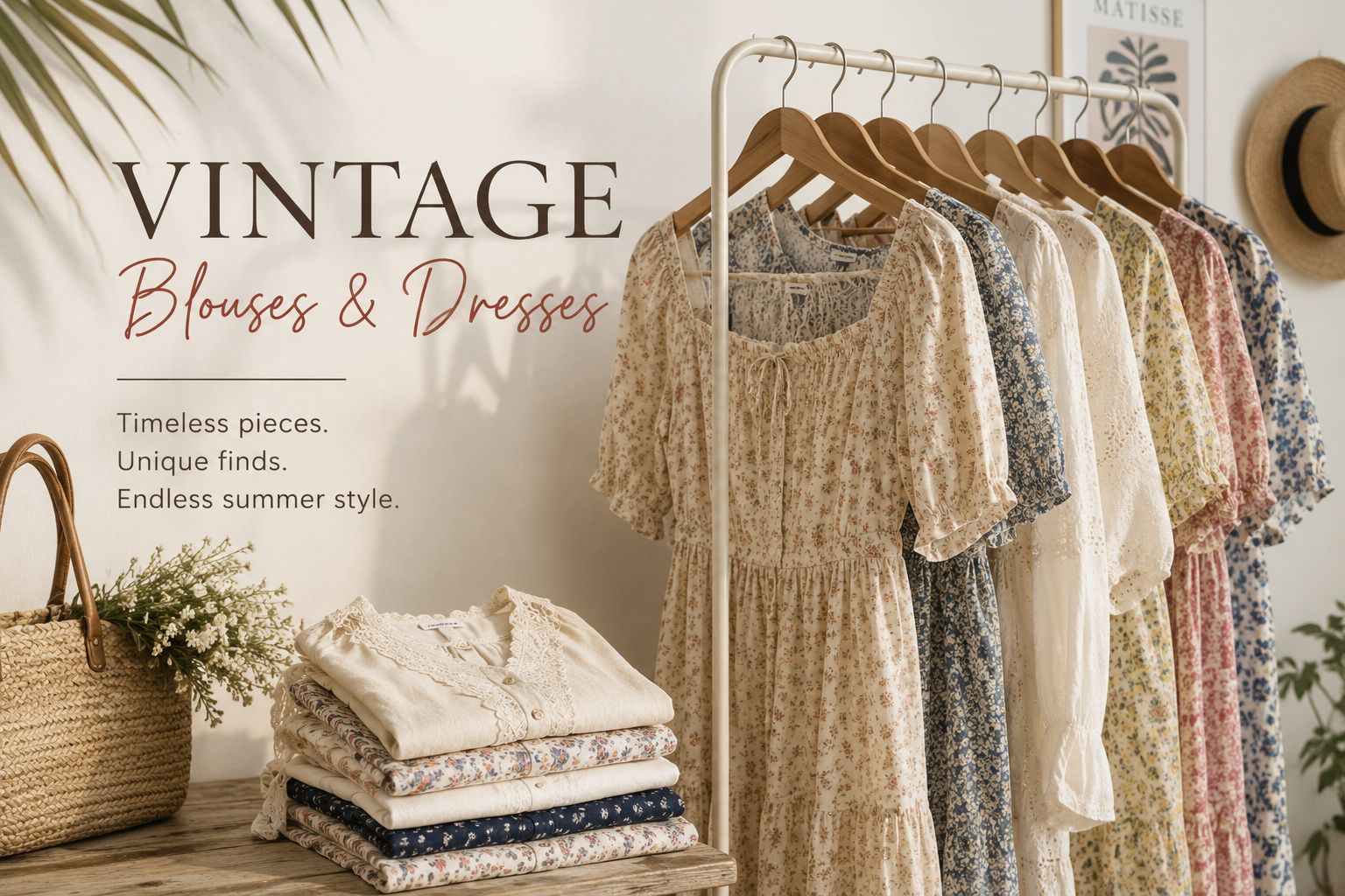 Vintage Dresses and Blouses Wholesale: The Women’s Categories That Explode in Summer