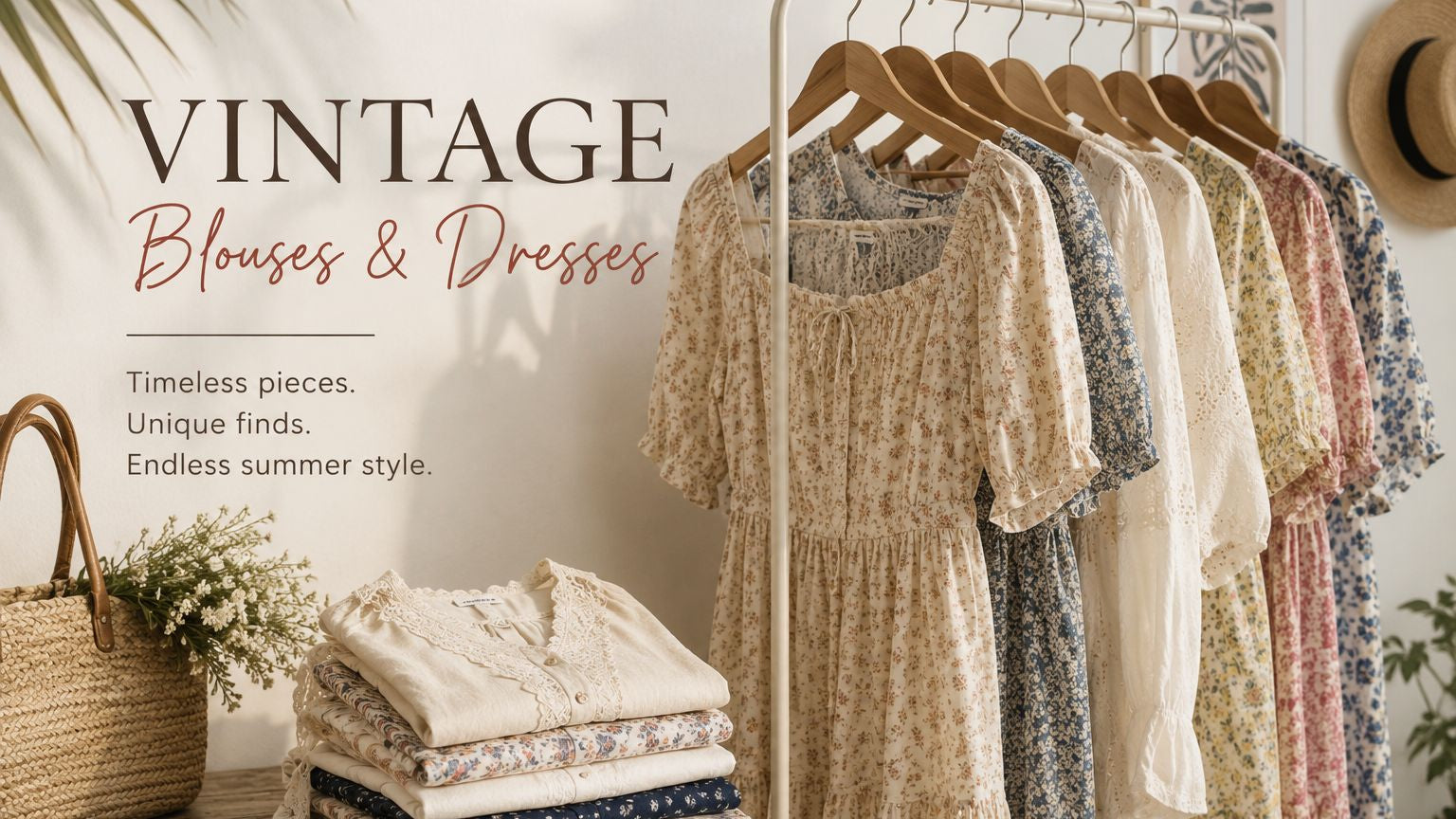 Vintage Dresses and Blouses Wholesale: The Women’s Categories That Explode in Summer