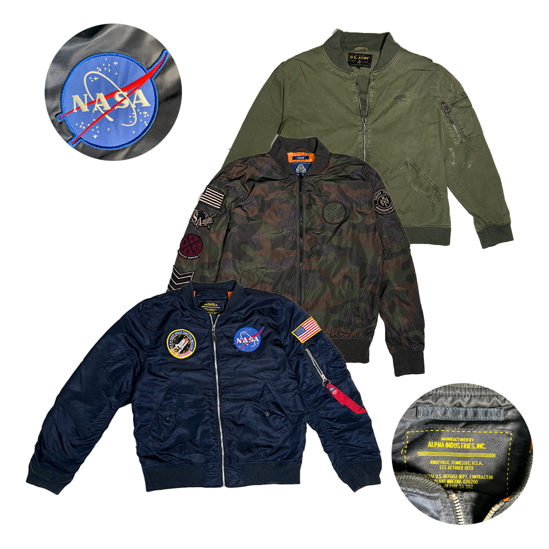 BALA CHAQUETAS BOMBER 70 UNIDADES