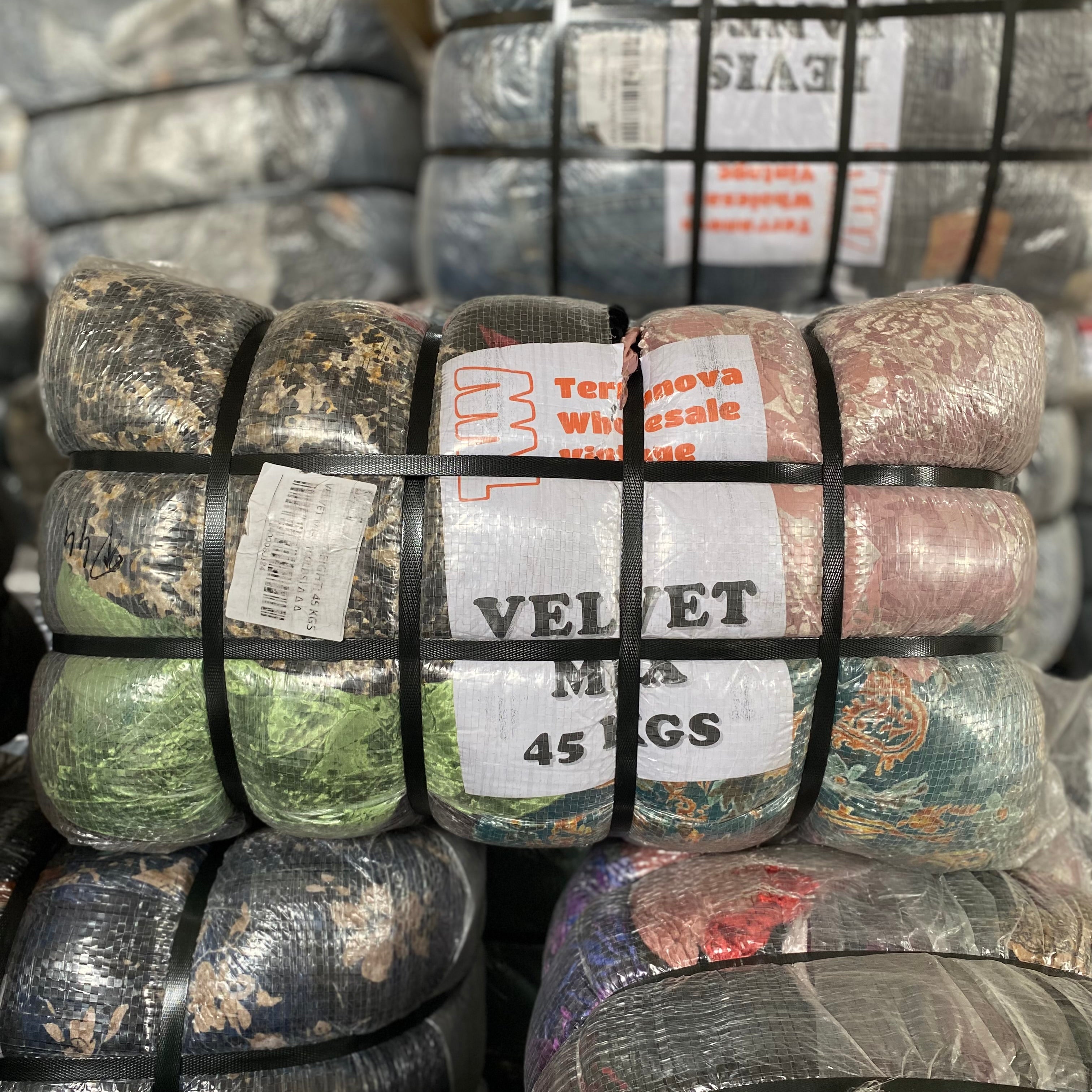 BALA 45 KG ROPA DE TERCIOPELO