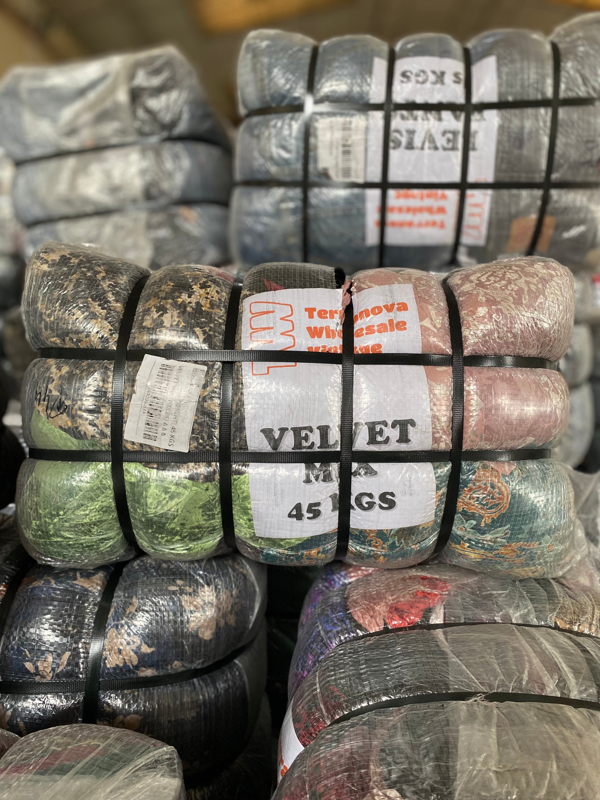 BALA 45 KG ROPA DE TERCIOPELO