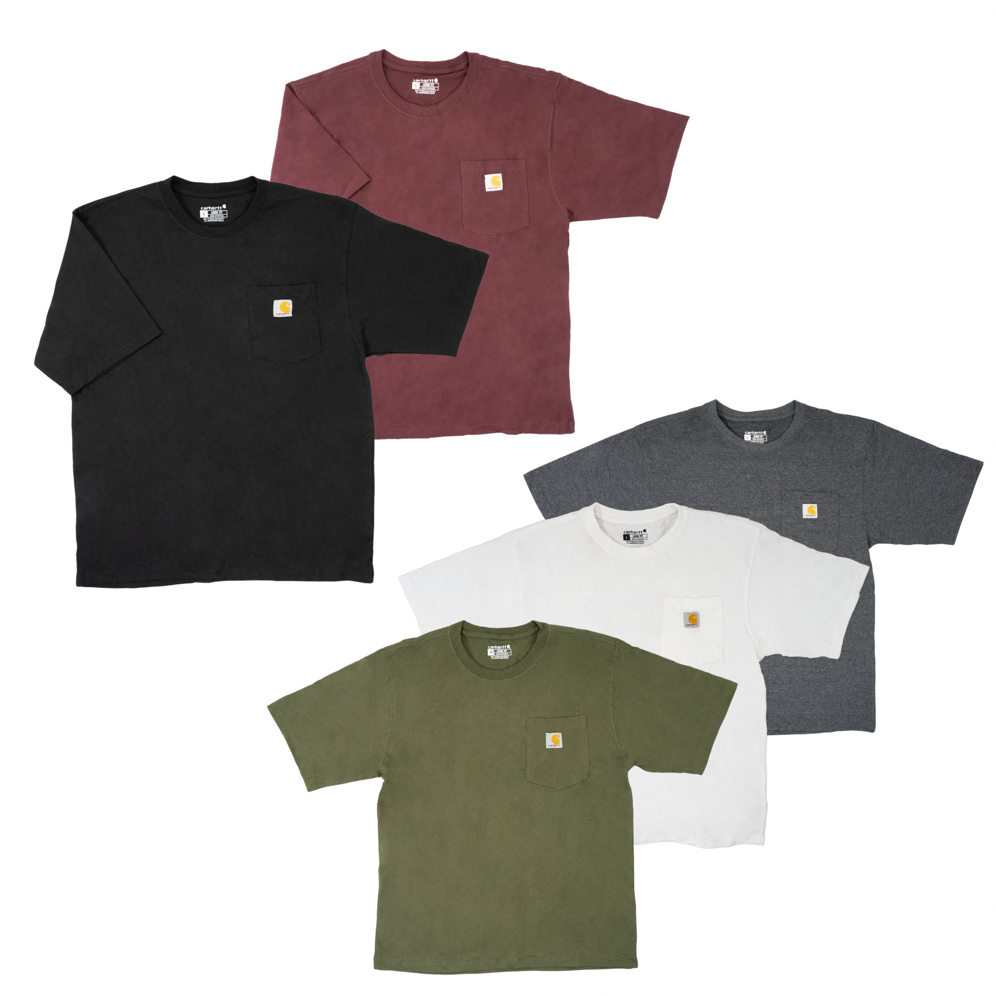 CARHARTT WORKWEAR T-SHIRTS PACK