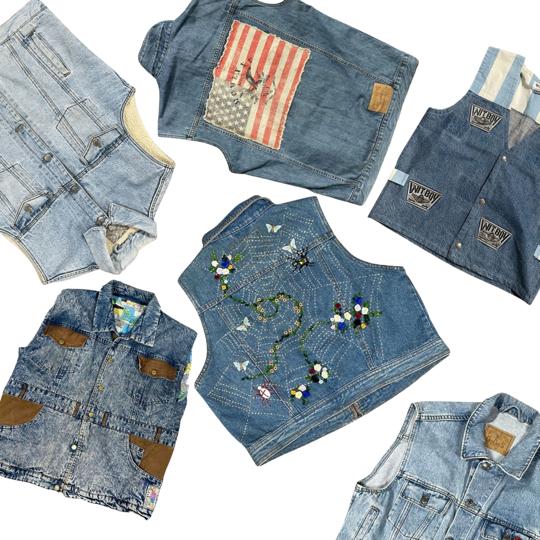 Kilo Pack de CHALECOS VAQUEROS vintage