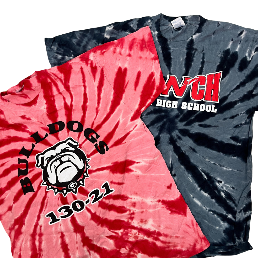 TIE DYE T-SHIRTS PACK PER UNIT