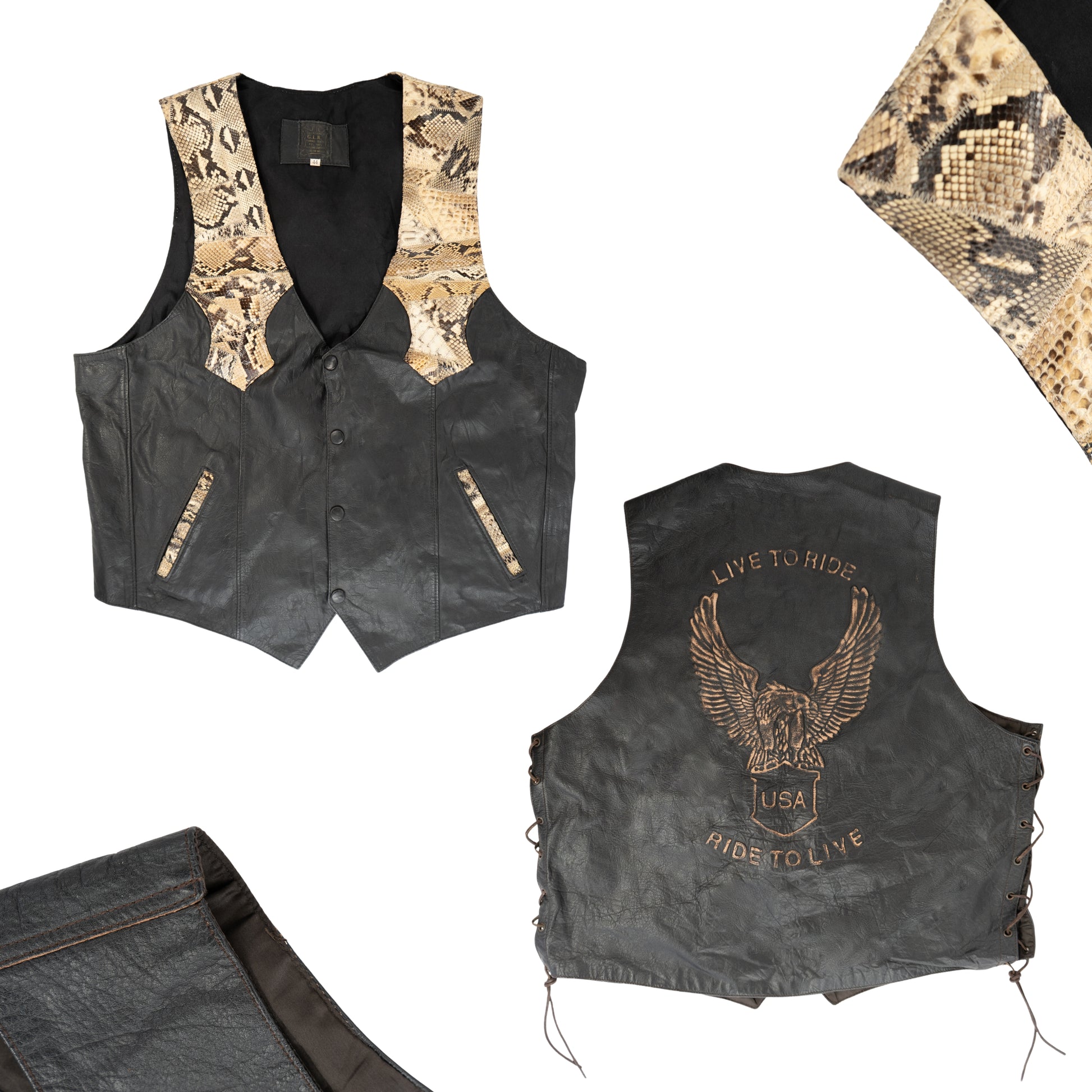 LEATHER VESTS KILO PACK