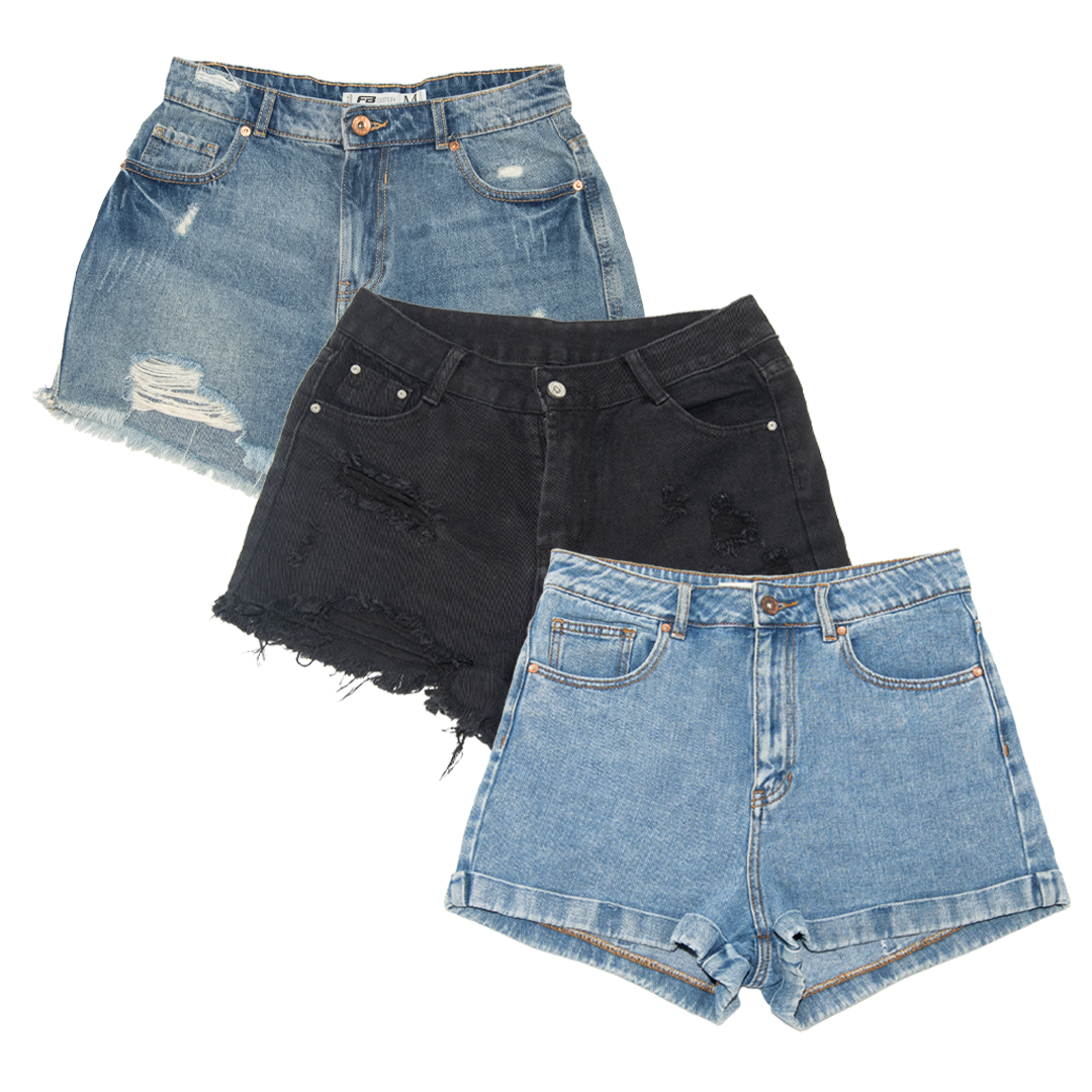 PACK SHORT HIGH WAIST