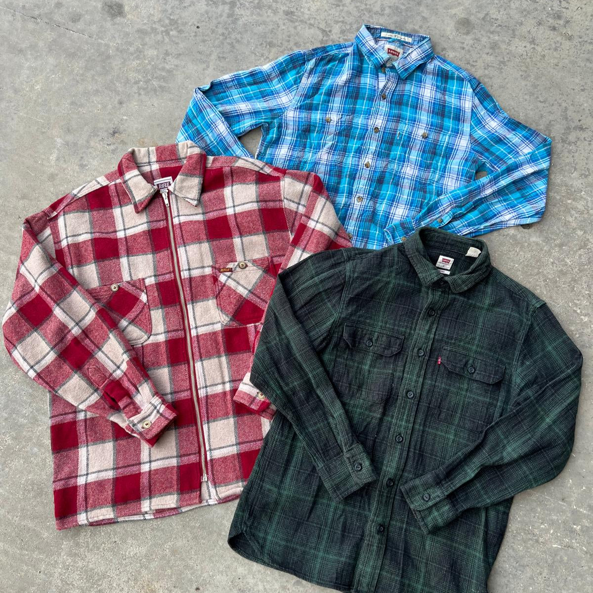 BRANDED FLANNEL AND CORDUROY SHIRT KILO PACK