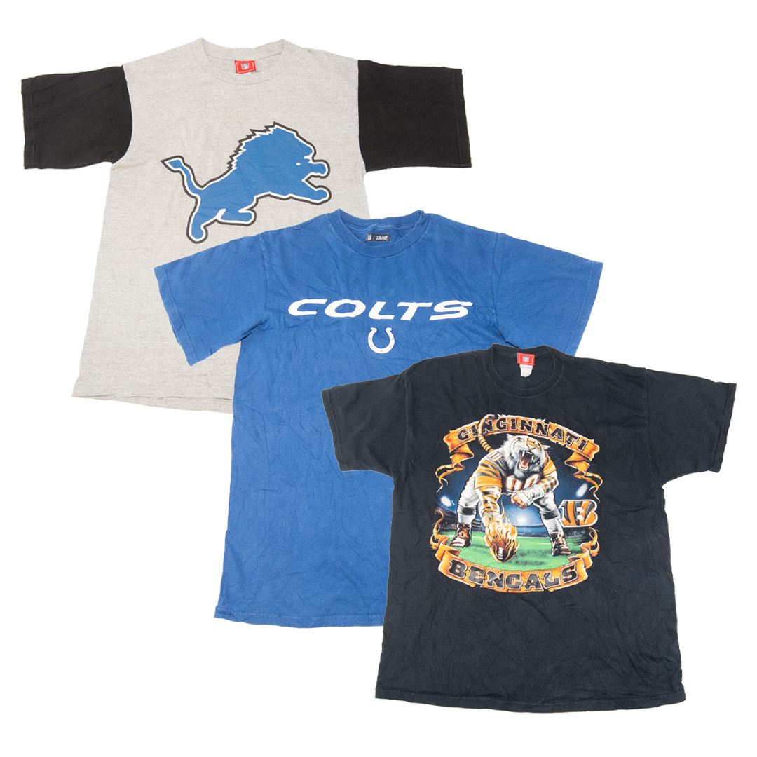 PACK NFL/NHL/MLB/NBA T-SHIRTS