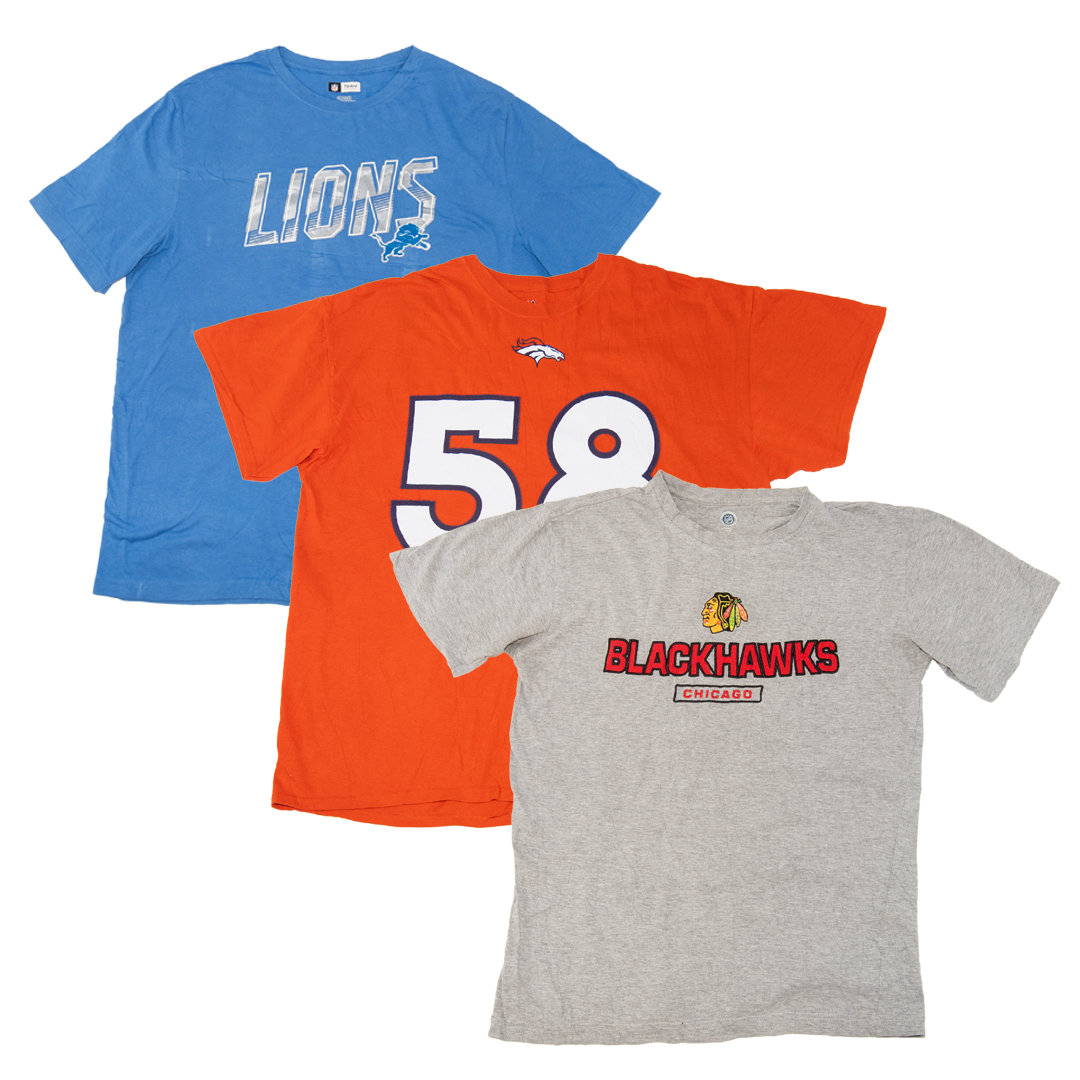 PACK NFL/NHL/MLB/NBA T-SHIRTS