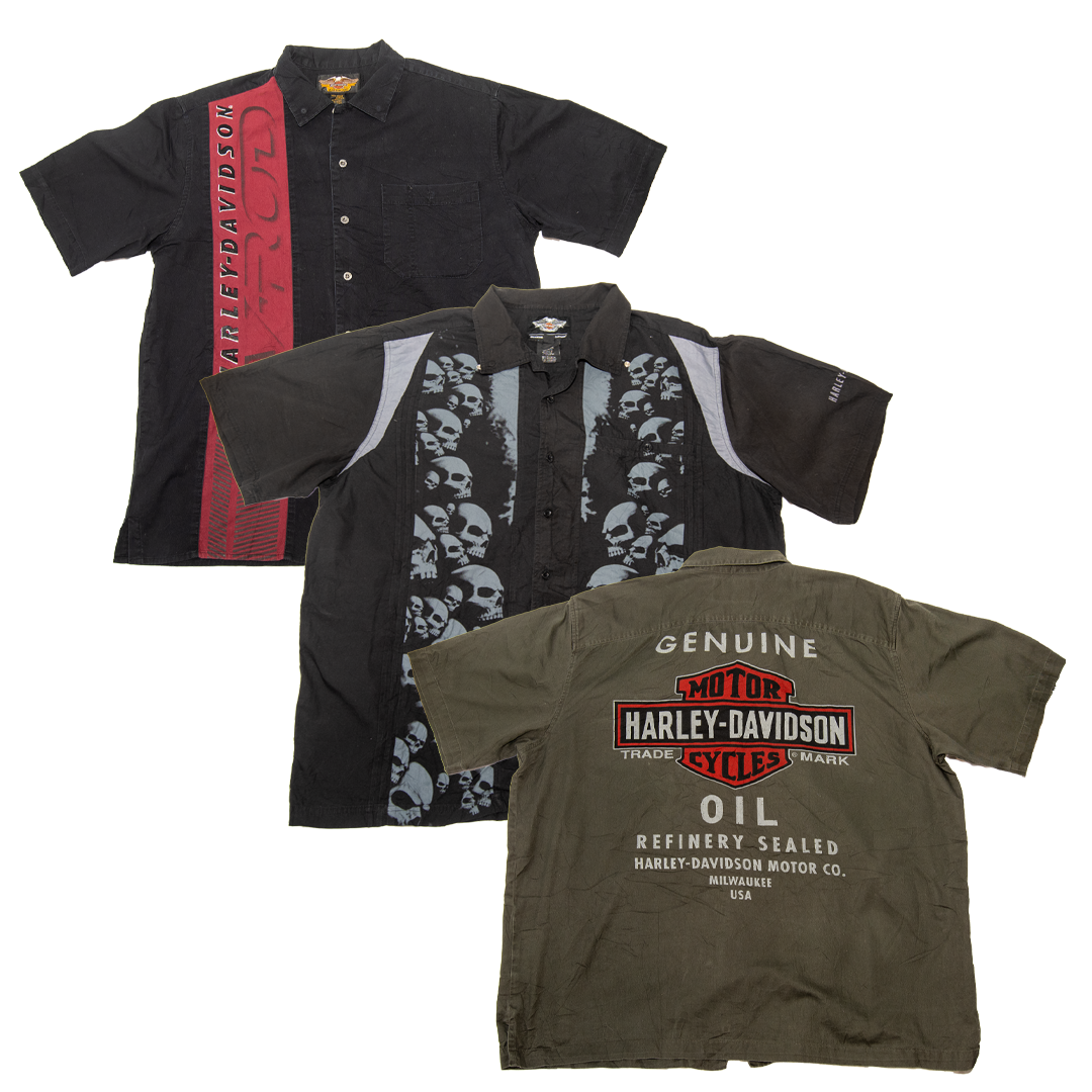 PACK HARLEY DAVIDSON SHIRTS