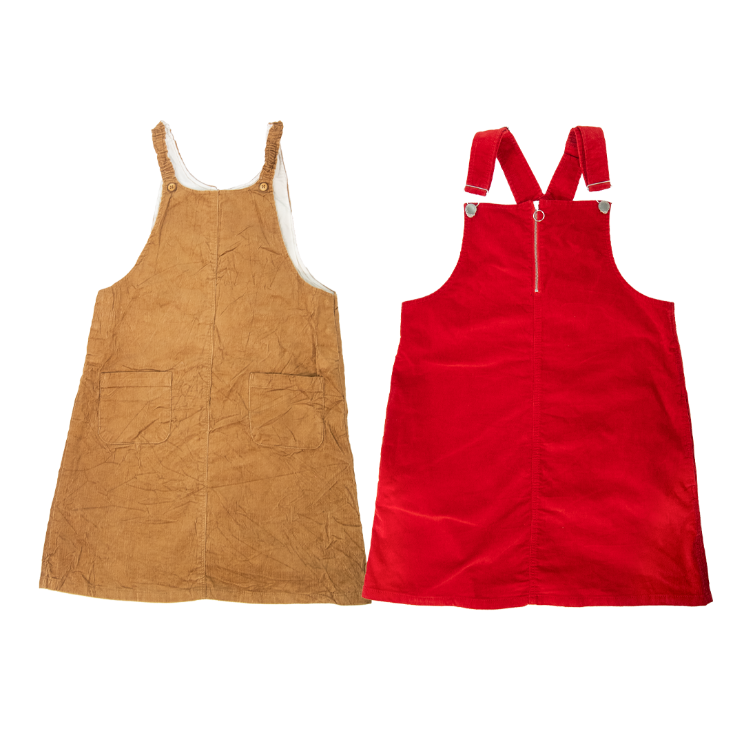 PACK VINTAGE CORDUROY SHORT OVERALLS