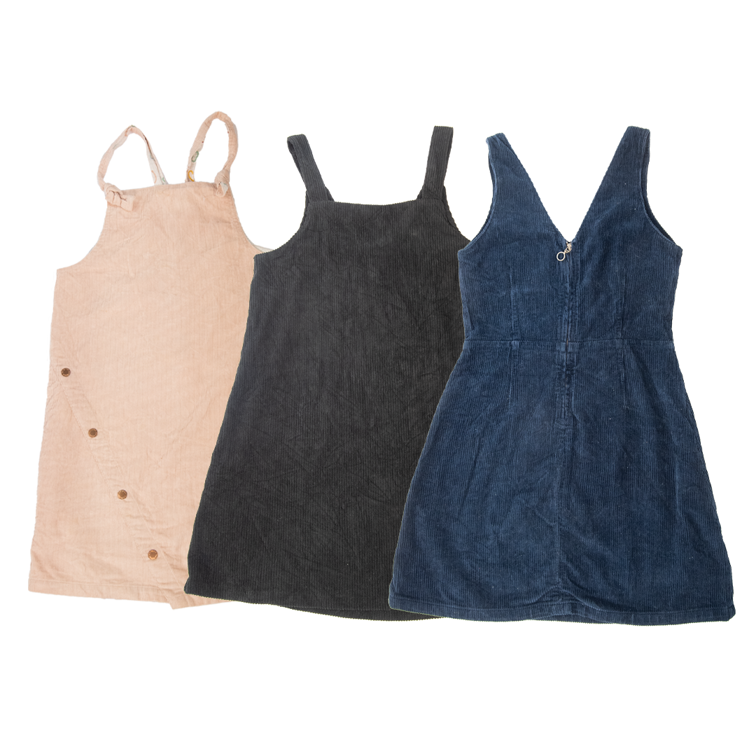 PACK VINTAGE CORDUROY SHORT OVERALLS