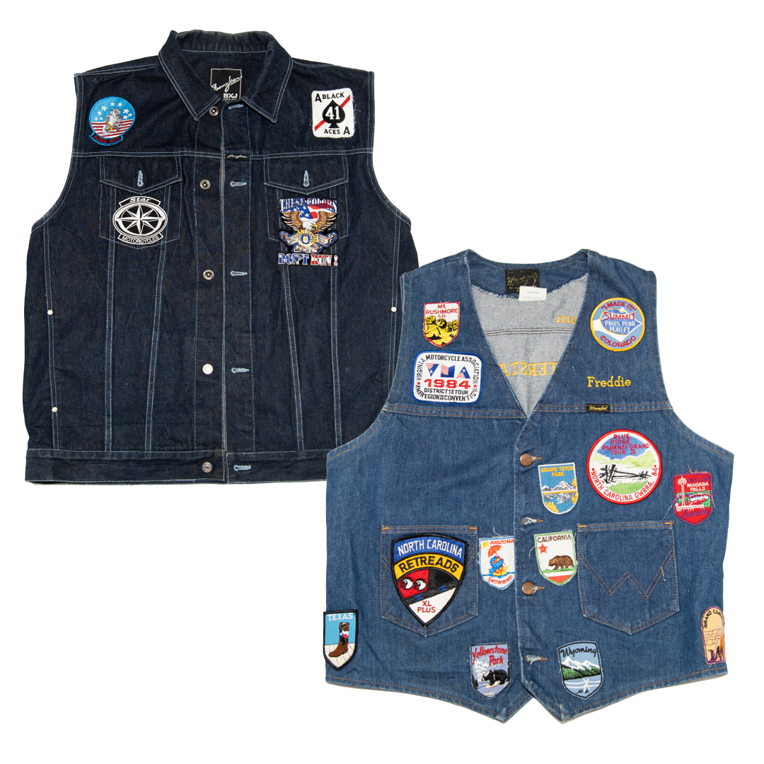 VINTAGE DENIM VESTS KILO PACK