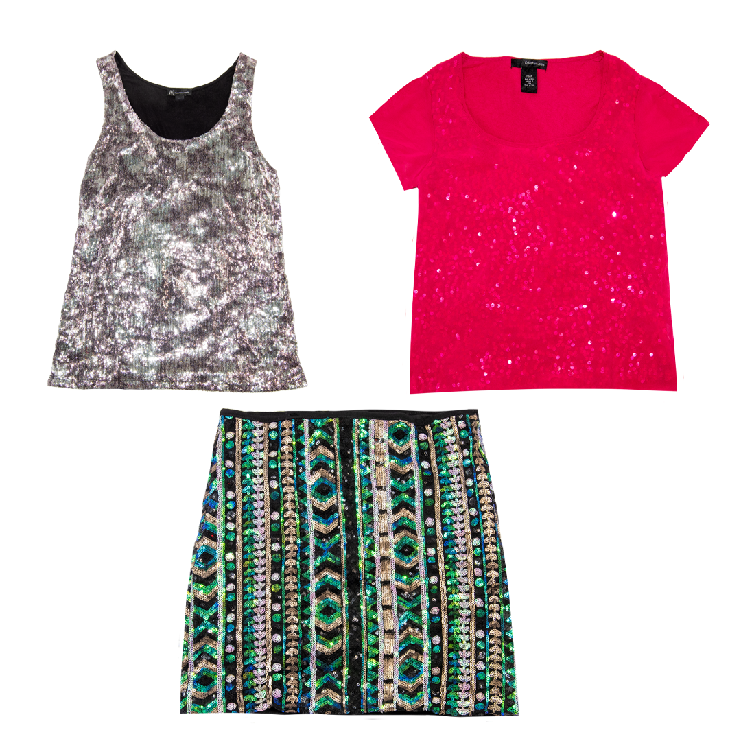 LADIES SEQUIN MIX PACK