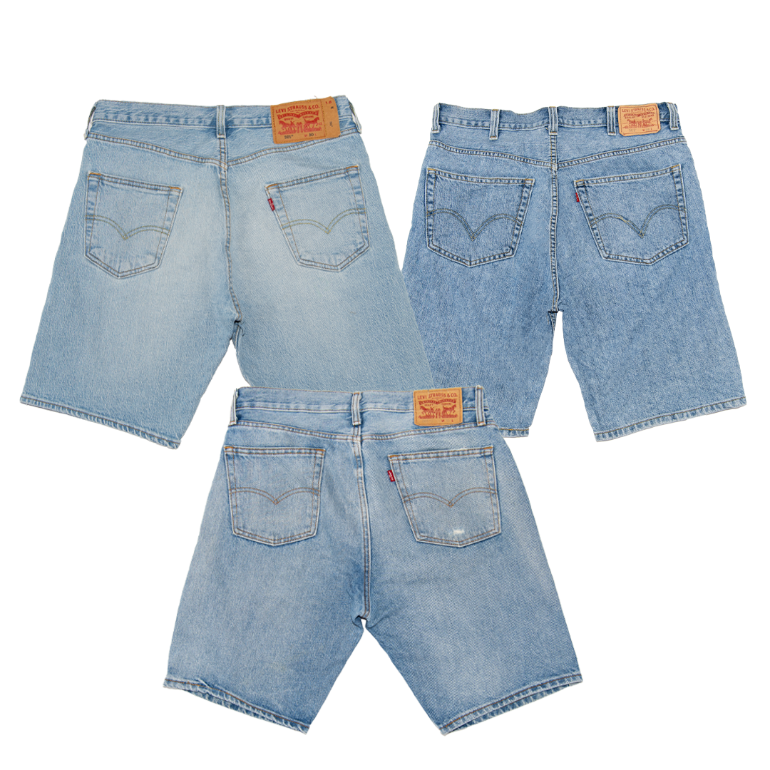 LEE, WRANGLER, LEVIS HERREN KURZHOSEN JEANS PAKET