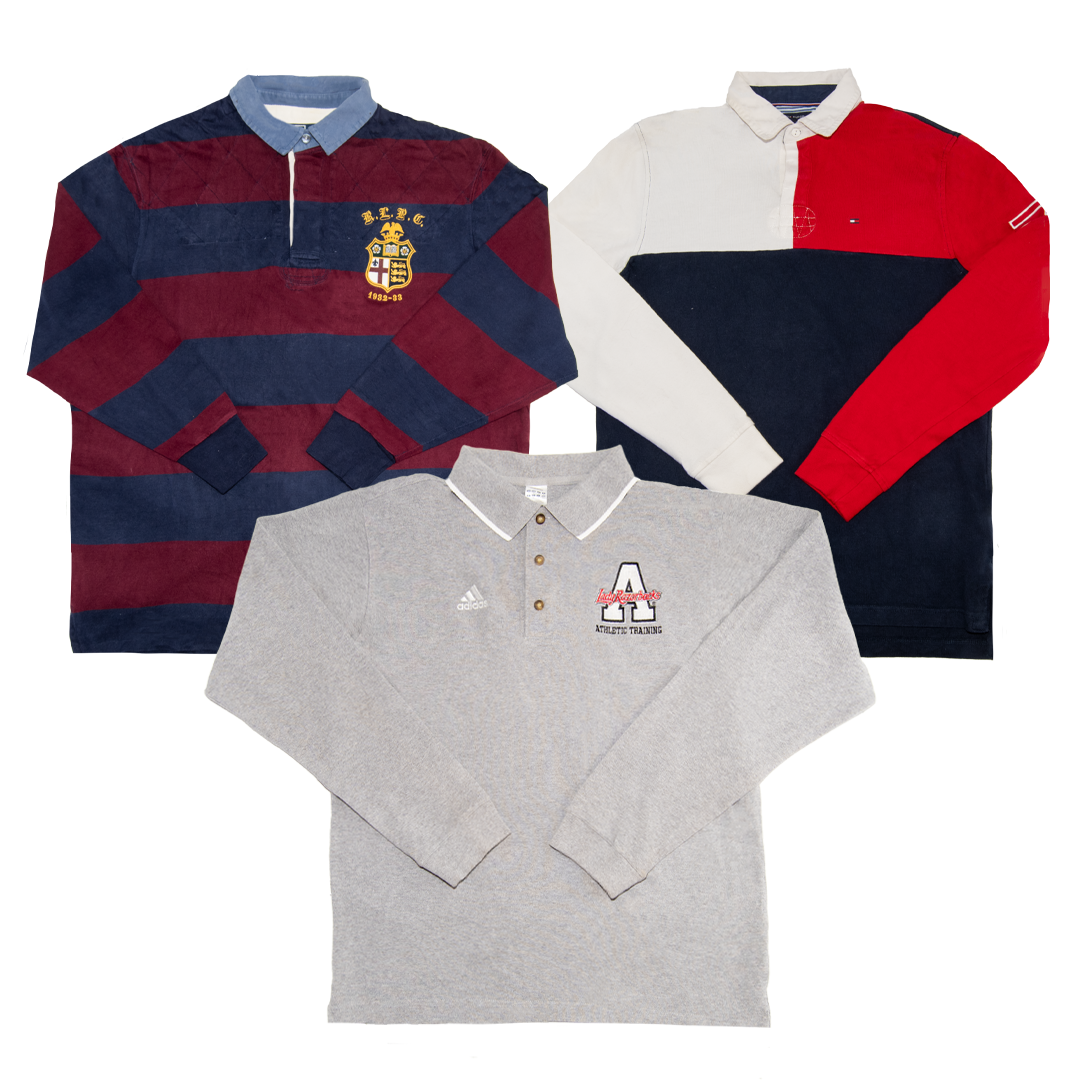MULTI BRAND LONG SLEEVE POLO SHIRT PACK