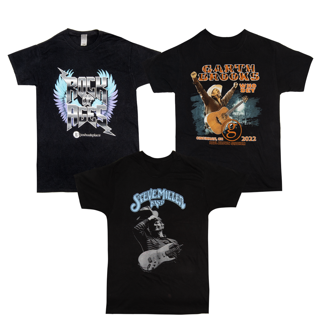 MUSIC T-SHIRTS PACK