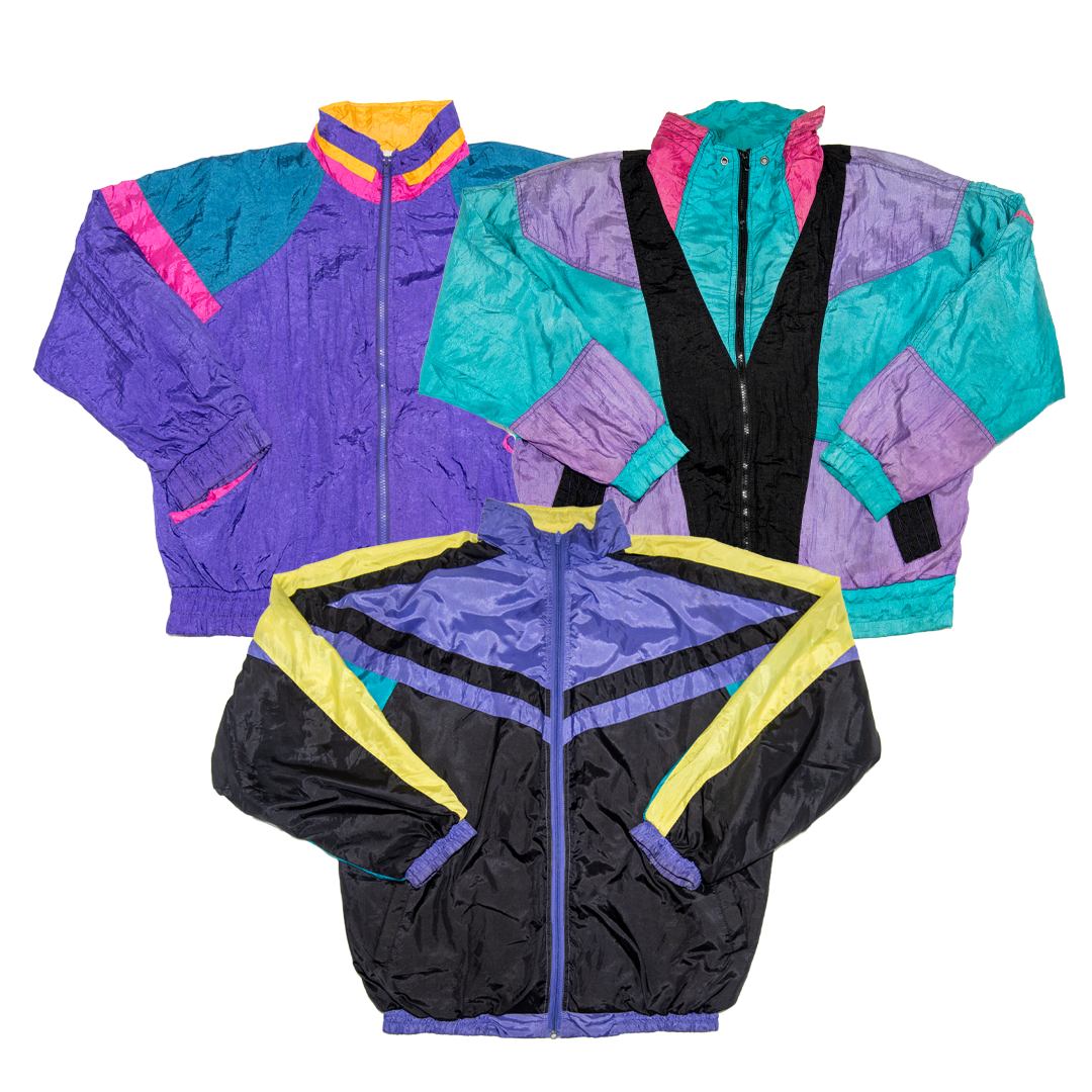 Someone Packing Color Blocks PACK COLOR BLOCK JACKETS – TVW Vintage Wholesale Clothing