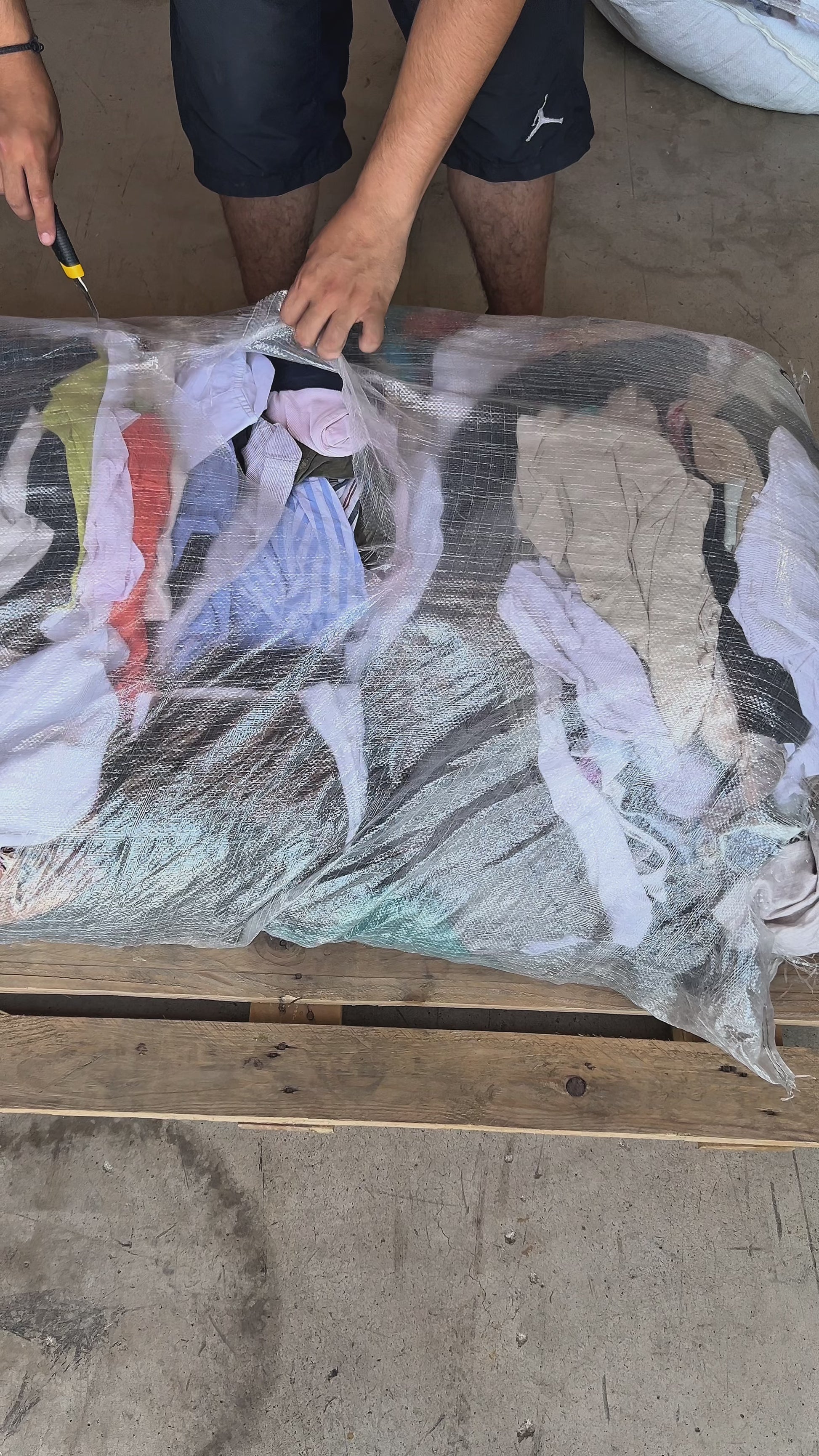 SACK MIX LEINEN KLEIDUNG