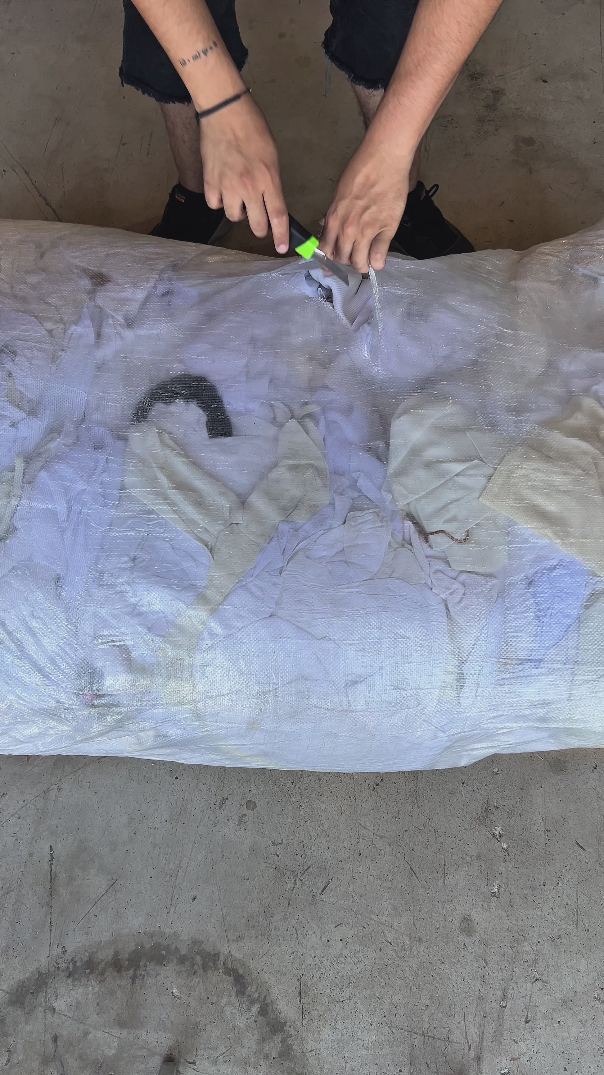 SACK MIX WHITE CLOTHING