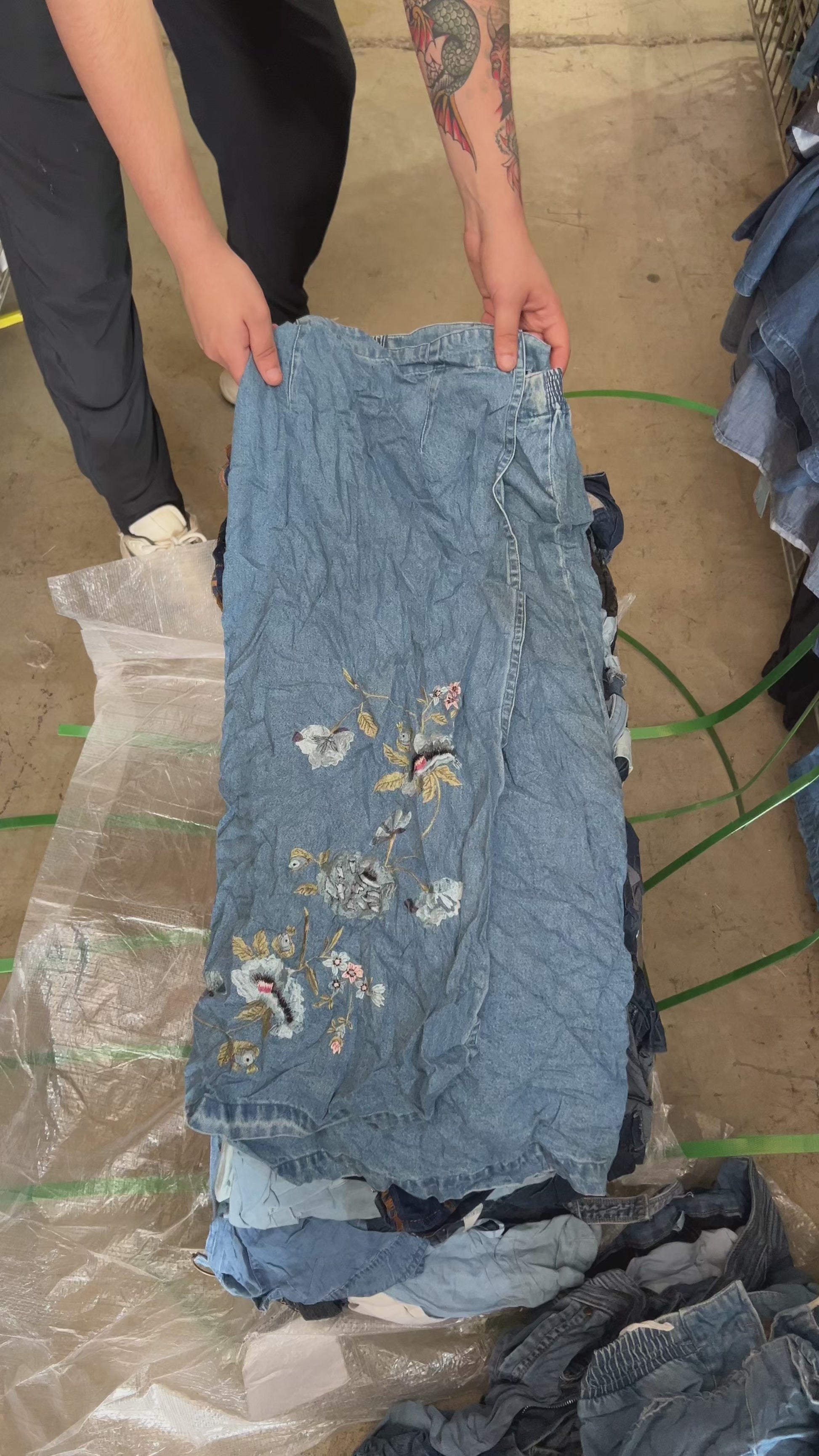 VINTAGE DENIM SKIRTS KILO PACK