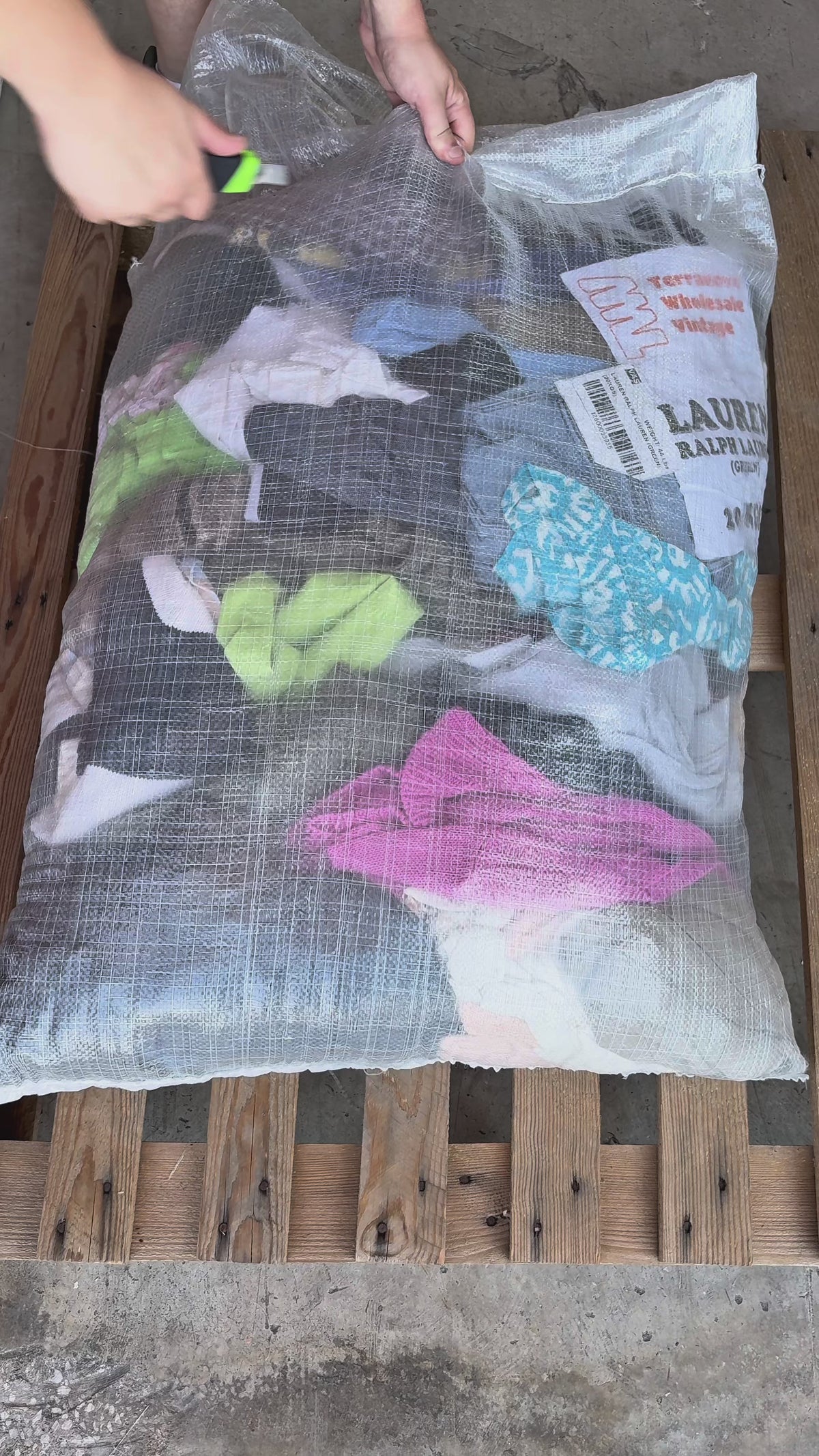SACK RALPH LAUREN MIX (Green Tag)