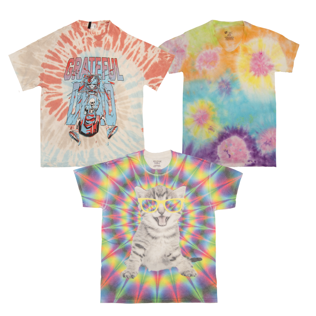 TIE DYE T-SHIRTS PACK