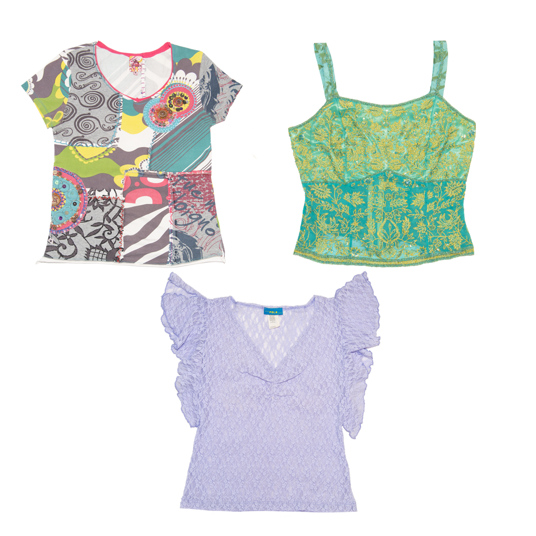 PACK BLUSAS Y TOPS Y2K